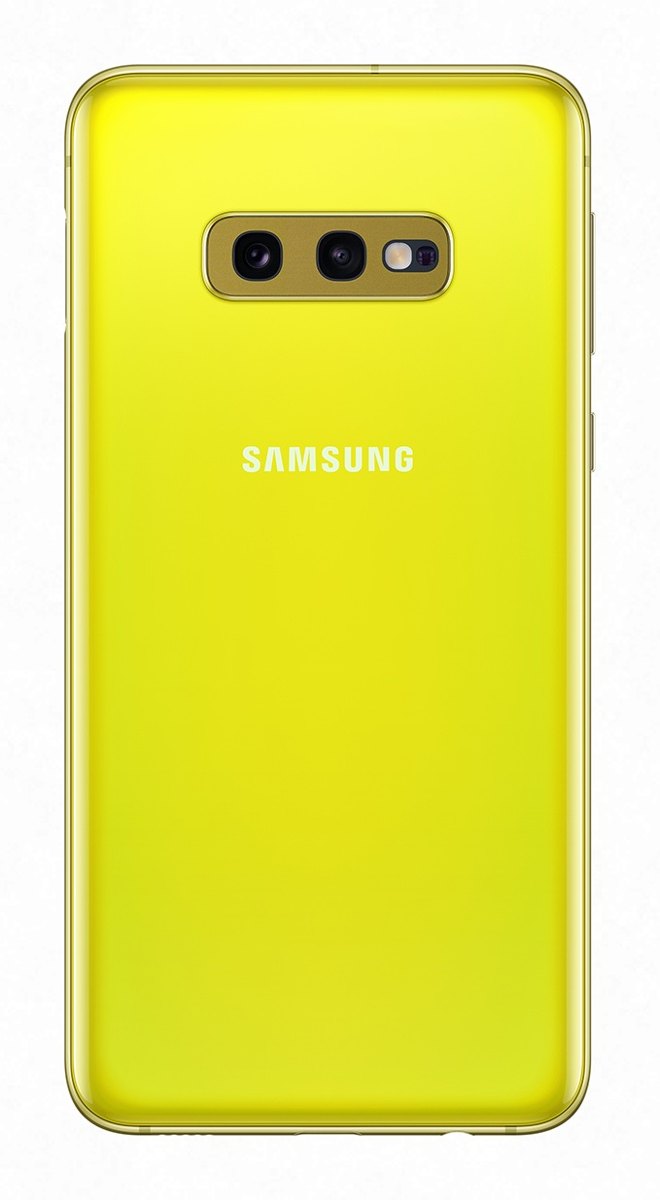Samsung Galaxy S10e in Canary Yellow