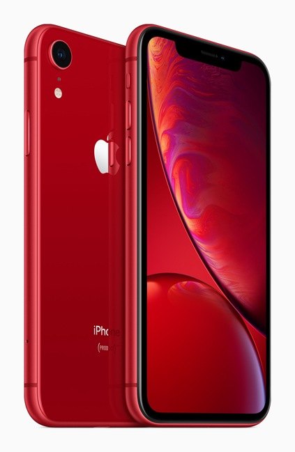 iPhone XR in red