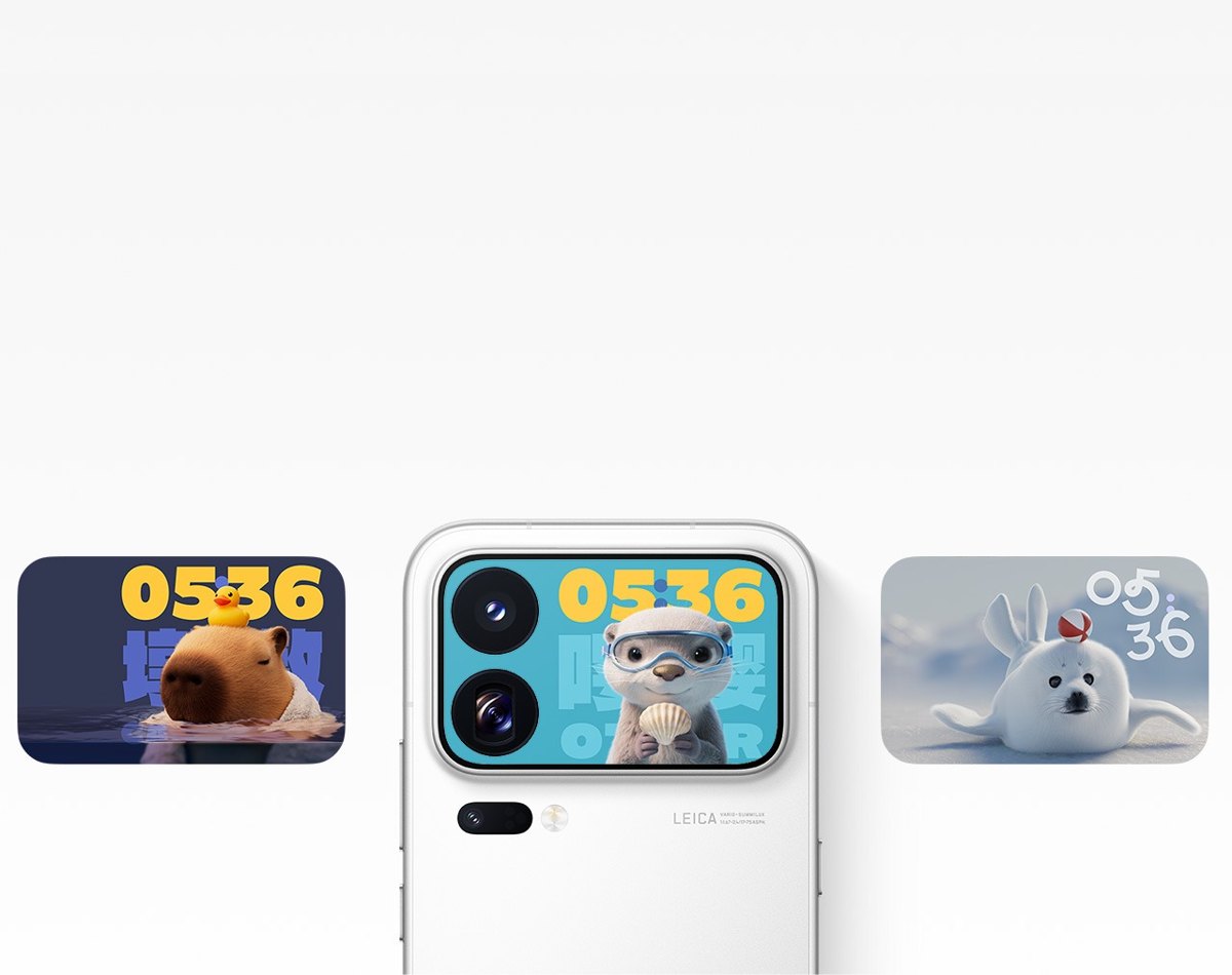 Xiaomi 18 Pro Max rear screen