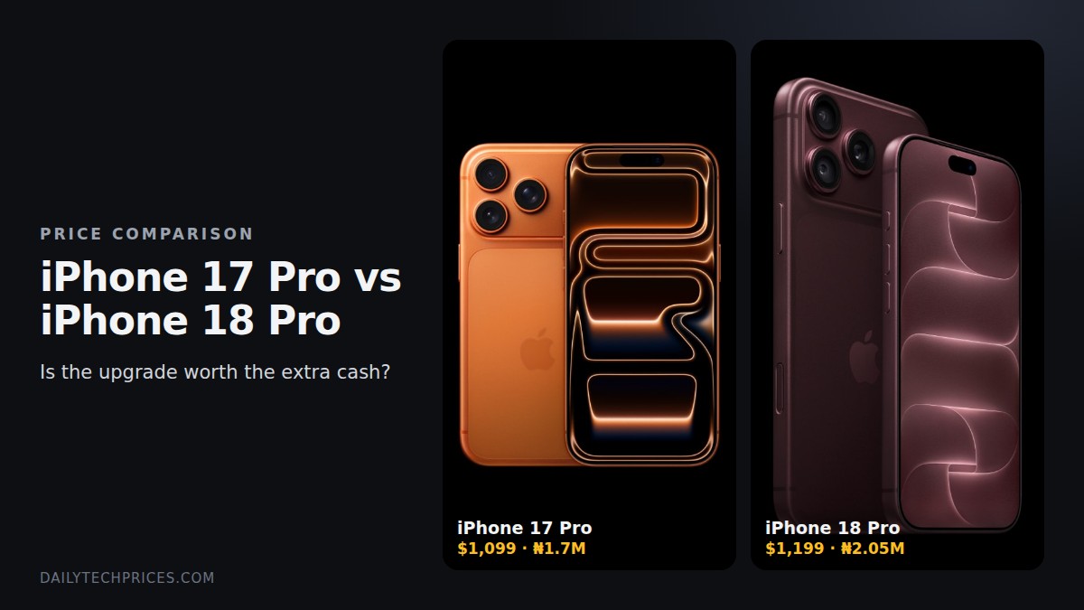 iPhone 17 Pro vs iPhone 18 Pro: Price Comparison (US & Nigeria)