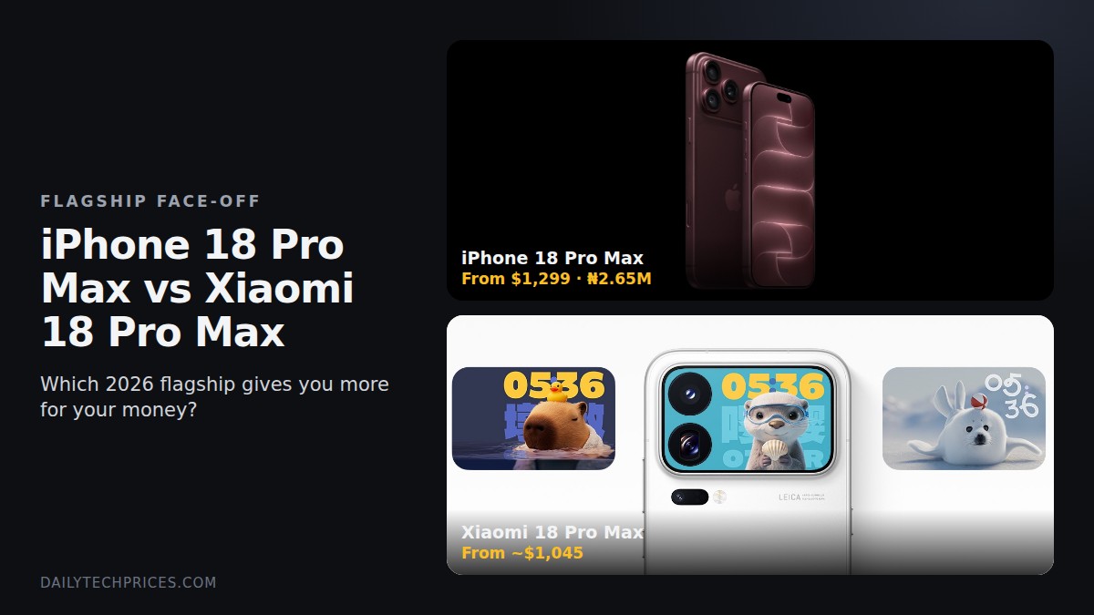 iPhone 18 Pro Max vs Xiaomi 18 Pro Max: Which Flagship Should You Buy?