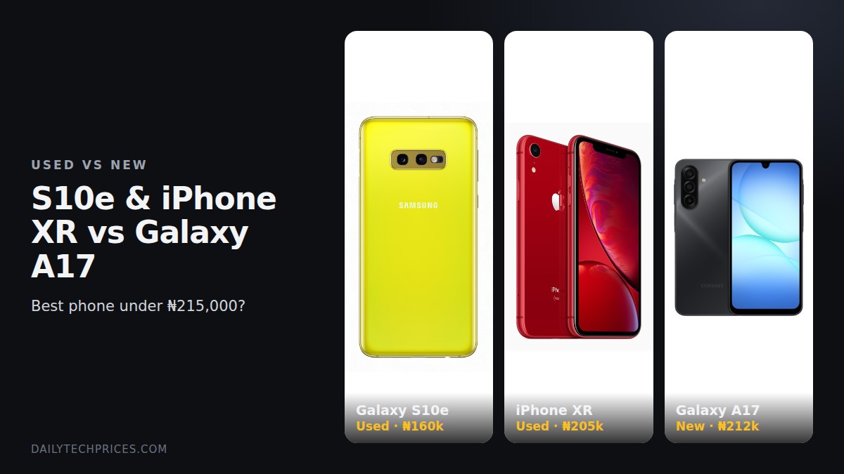 Used Flagship vs New Budget Phone: Galaxy S10e and iPhone XR vs Galaxy A17