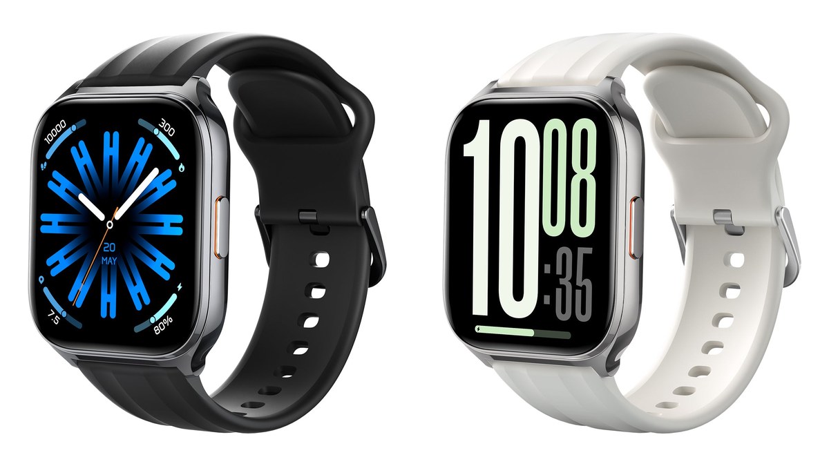 Haylou Watch 3 in black and white
