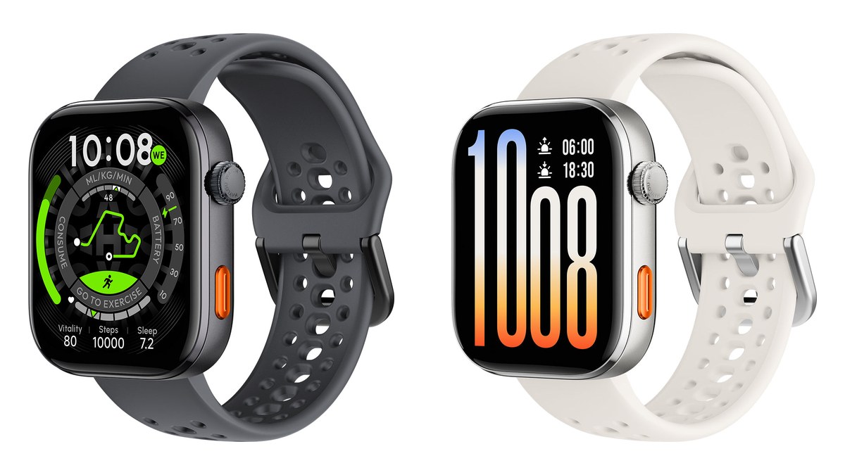 Haylou Watch Hyper in black and silver