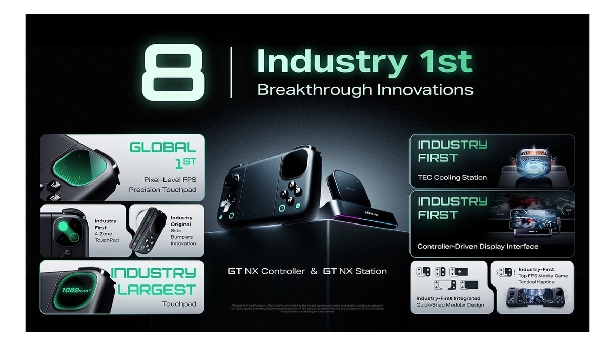 Infinix calls the GT NX series an industry first for phone gaming (Image: Infinix)