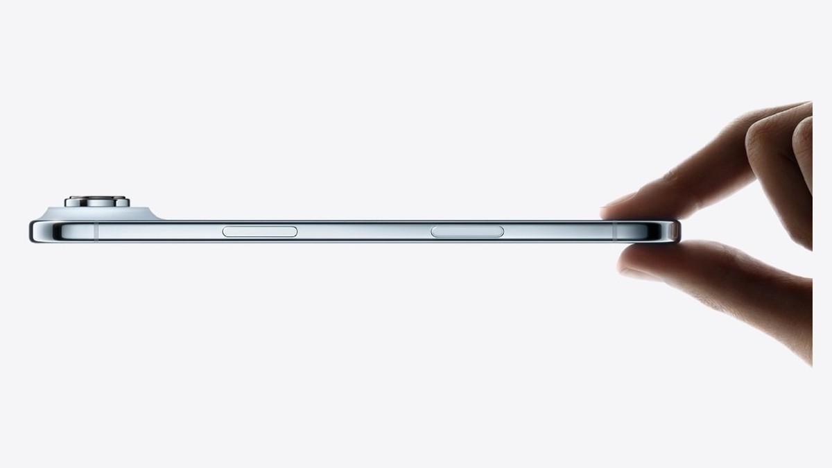 The iPhone Air is just 5.6mm thin (Image: Apple)